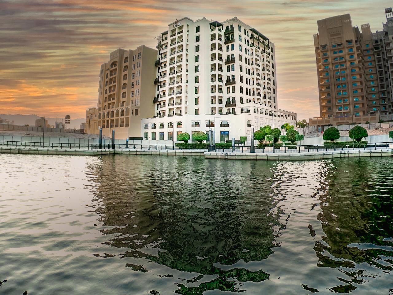 Suha Creek Hotel Apartment, Waterfront Jaddaf, Dubai Exteriör bild