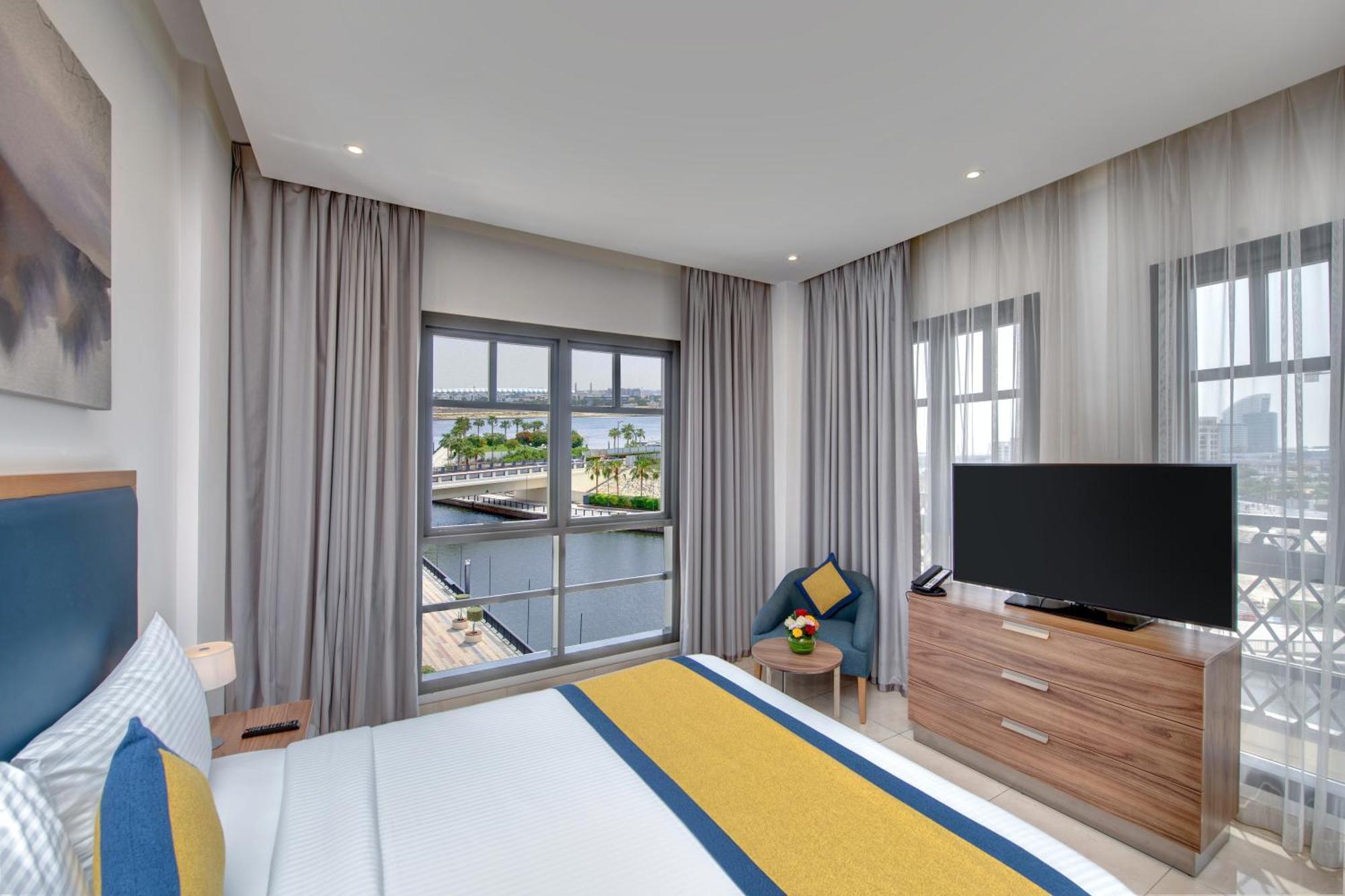 Suha Creek Hotel Apartment, Waterfront Jaddaf, Dubai Exteriör bild