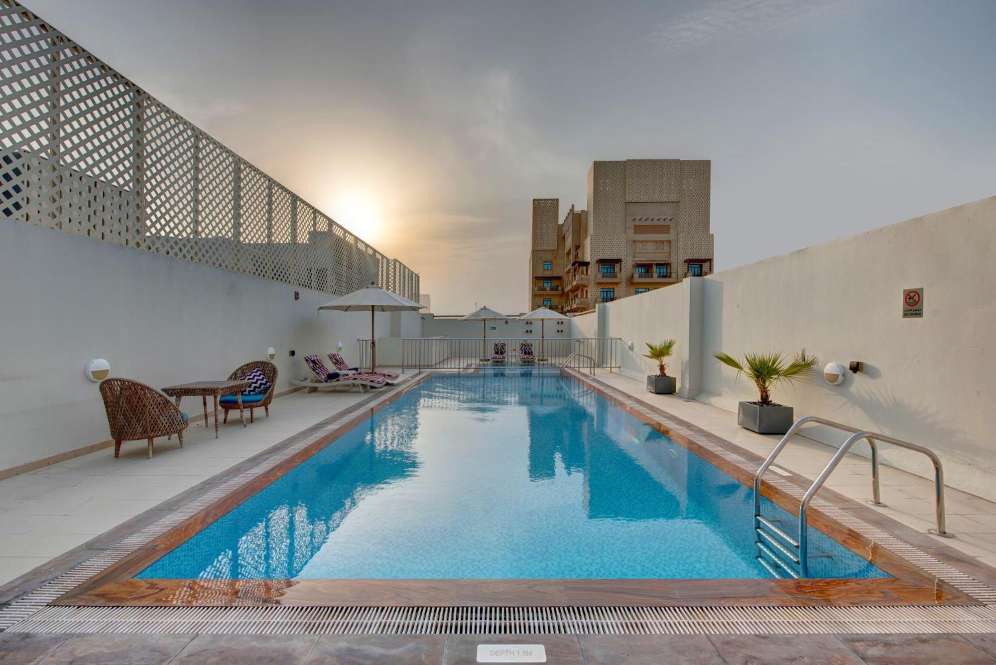 Suha Creek Hotel Apartment, Waterfront Jaddaf, Dubai Exteriör bild