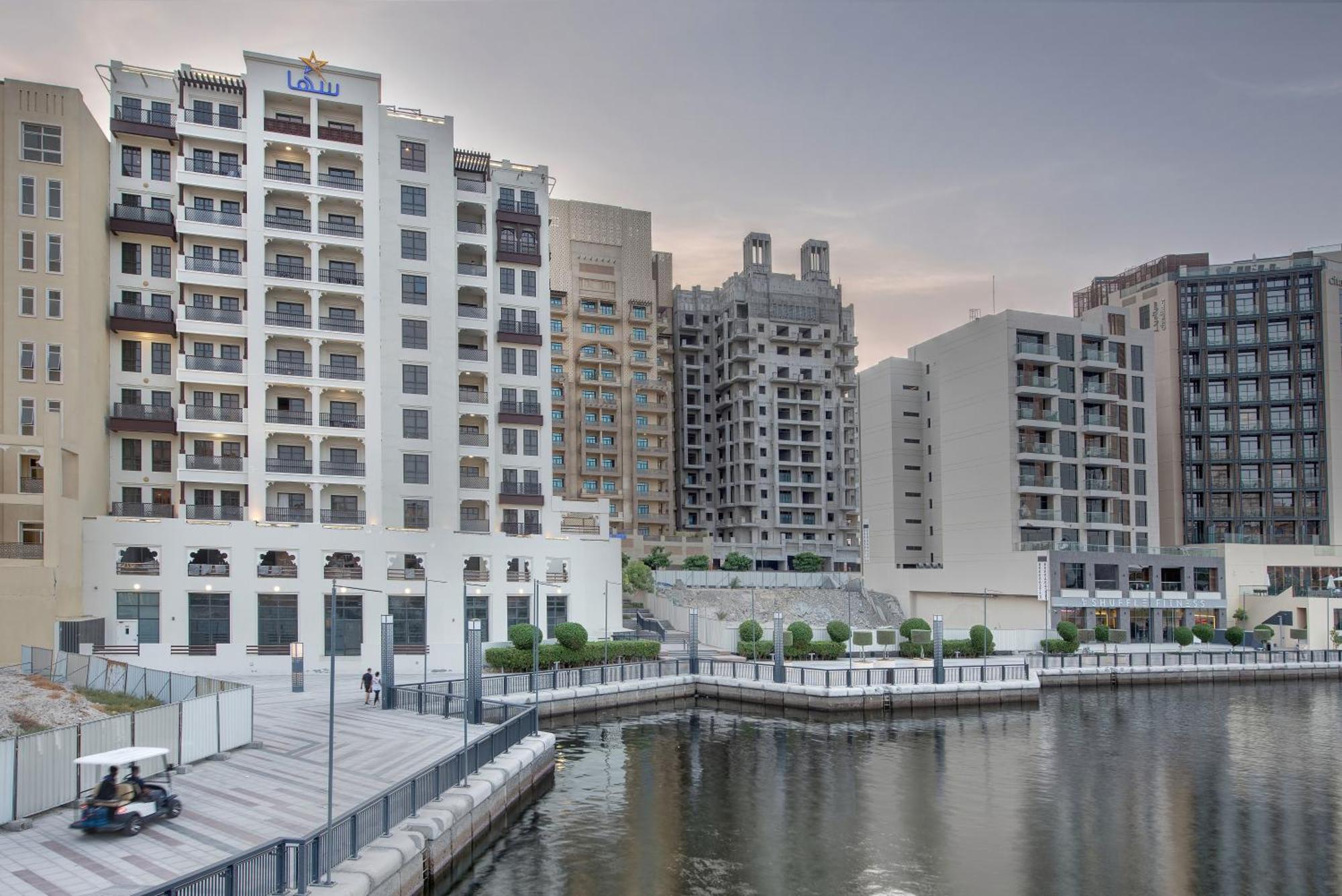 Suha Creek Hotel Apartment, Waterfront Jaddaf, Dubai Exteriör bild